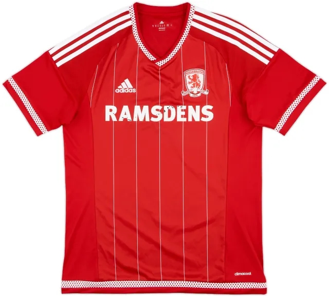 2015-16 Middlesbrough Home Shirt - 6/10 - (M)