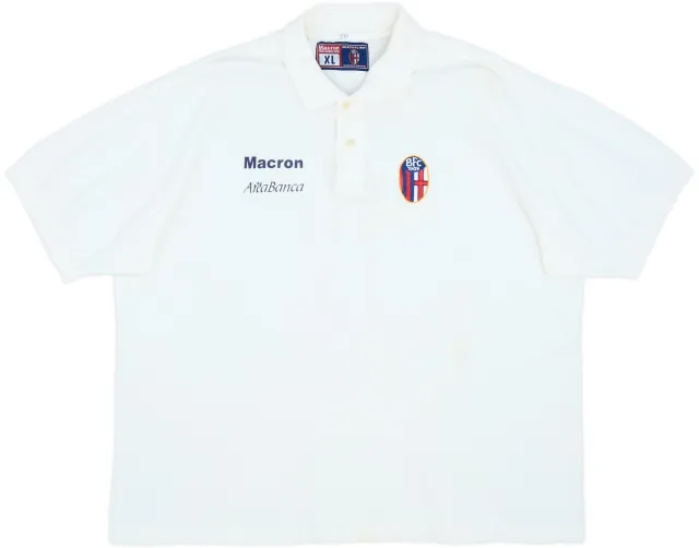 2001-02 Bologna Macron Polo Shirt - 5/10 - (XL)