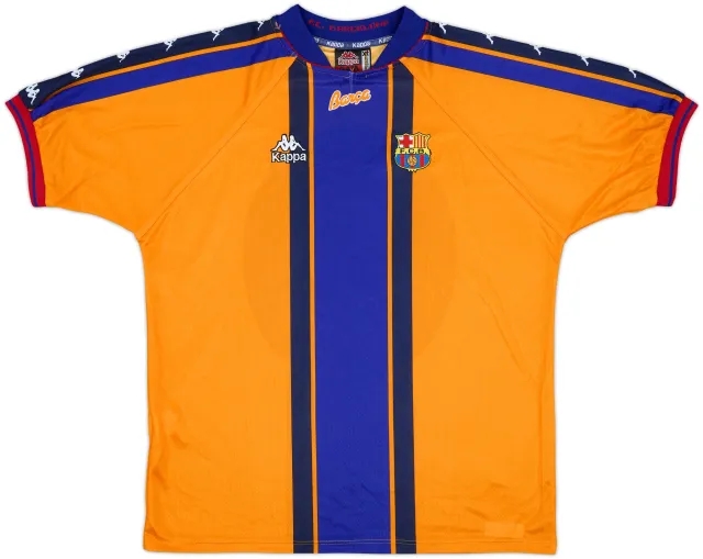 1997-98 Barcelona Away Shirt - 4/10 - (XL)
