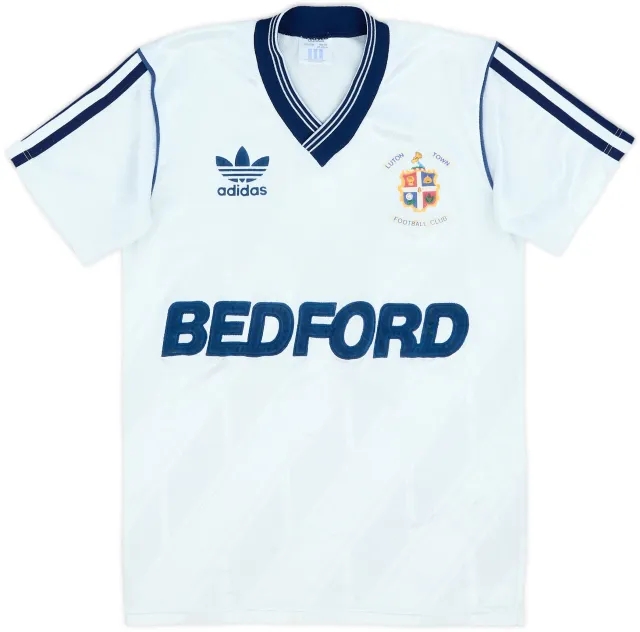 1987-89 Luton Town Home Shirt - 8/10 - (Y)