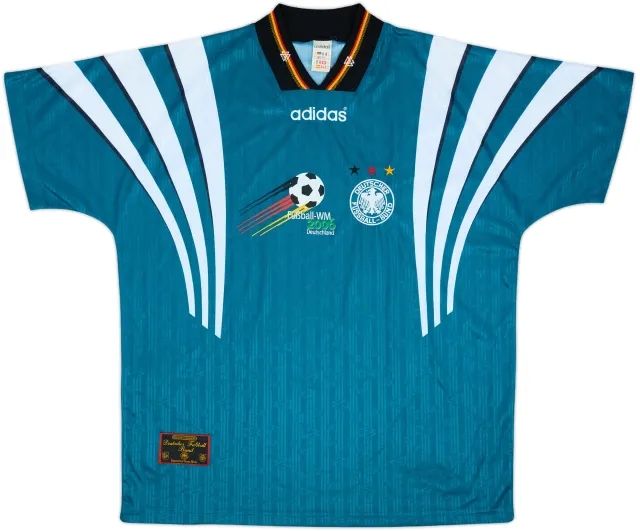 adidas Germany Mens SS Away Shirt 1996