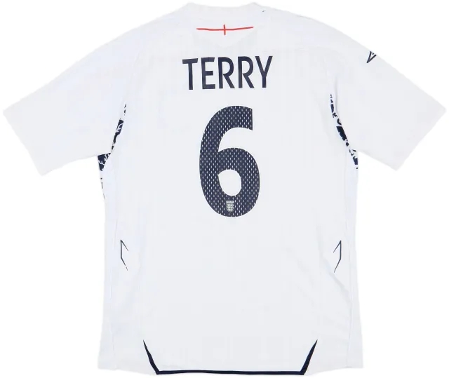 2007-09 England Home Shirt Terry #6 - 5/10 - (M)