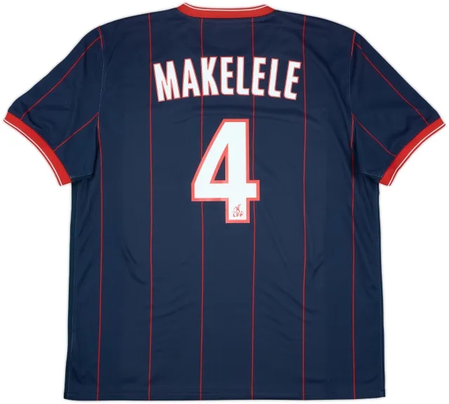 2009-10 Paris Saint-Germain Home Shirt Makelele #4 - 5/10 - (XL)