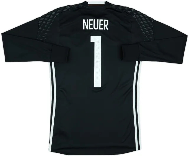 adidas Germany Mens LS Goalkeeper Home Shirt 2015