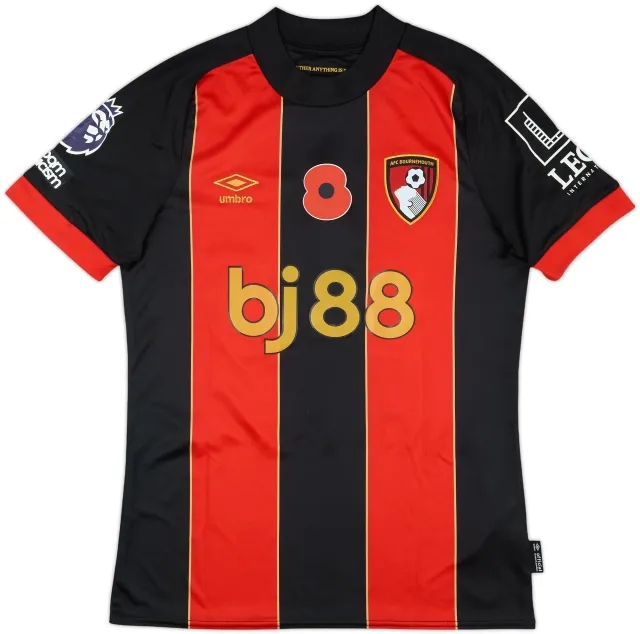 2024-25 Bournemouth Match Issue Home Shirt Kluivert #19