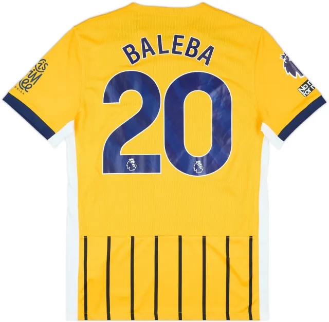 2024-25 Brighton Match Issue Away Shirt Baleba #20
