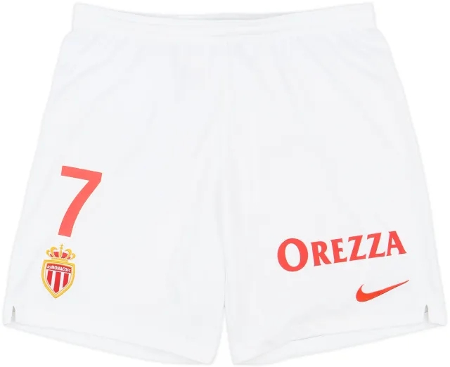 2018-19 Monaco Player Issue Home Shorts #7 - 7/10 - (L)