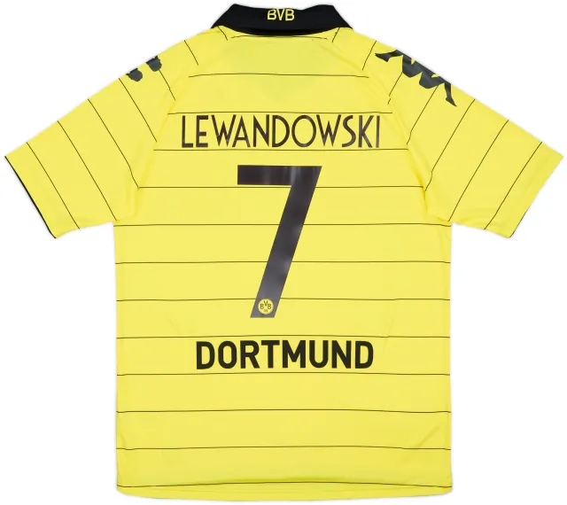 2010-11 Borussia Dortmund Home Shirt Lewandowski #7 - 7/10 - (L)