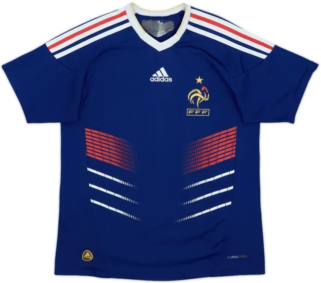 2009-10 France Home Shirt - 8/10 - (XL.Boys)
