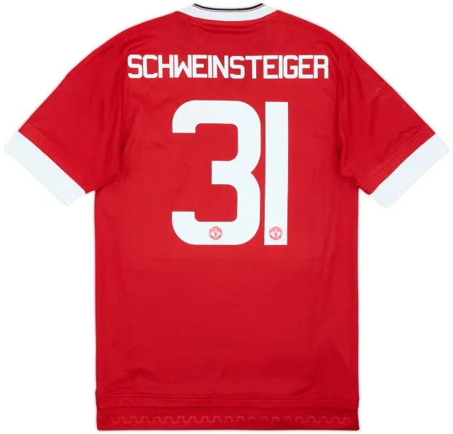 2015-16 Manchester United Home Shirt Schweinsteiger #31 - 8/10 - (S)
