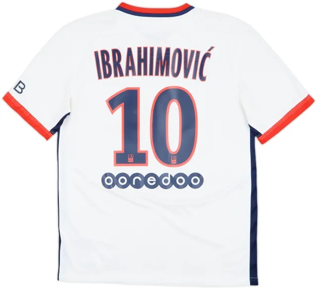 2015-16 Paris Saint-Germain Away Shirt Ibrahimovic #10 - 6/10 - (M)