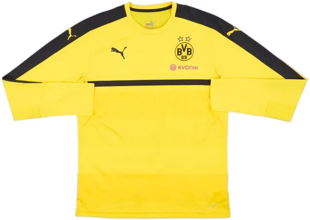 2016-17 Borussia Dortmund Puma Training L/S Shirt - 9/10 - (XL)