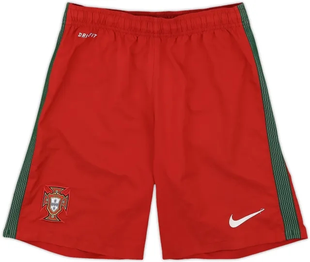 2016-18 Portugal Home Shorts - 9/10 - (S)