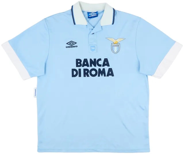 1993-95 Lazio Home Shirt - 8/10 - (L)
