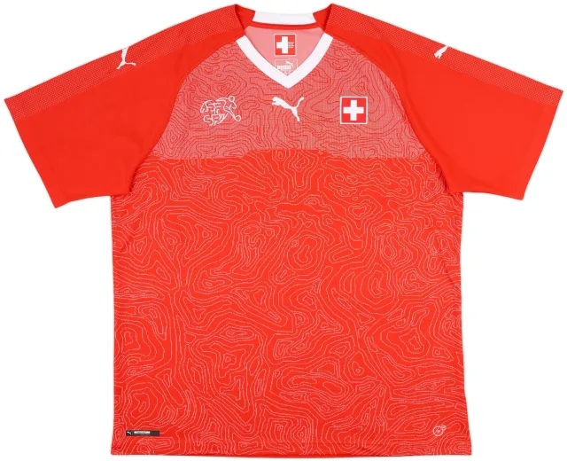 2018-20 Switzerland Home Shirt - 9/10 - (XXL)