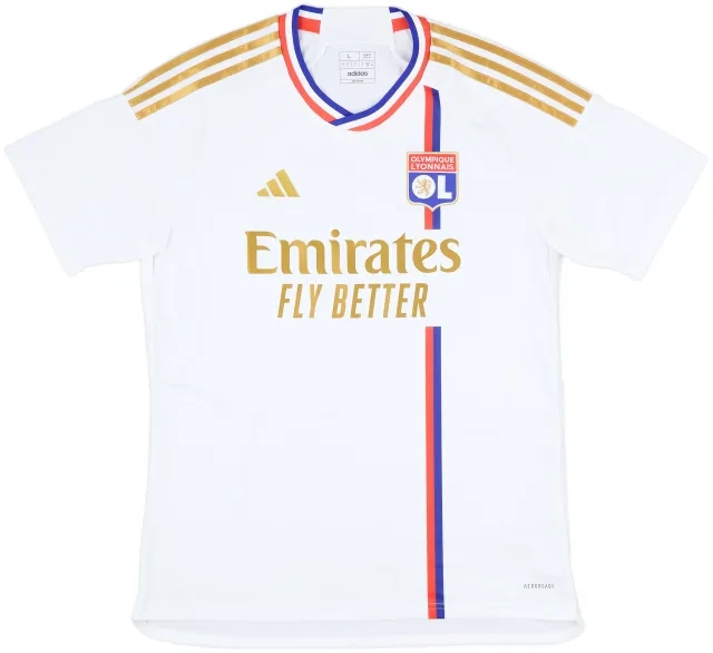 2023-24 Lyon Home Shirt - 10/10 - (L)