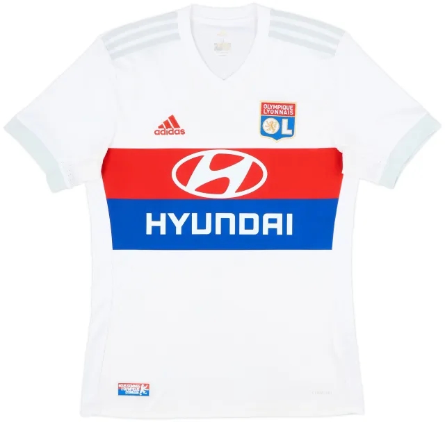 2017-18 Lyon Home Shirt - 8/10 - (S)