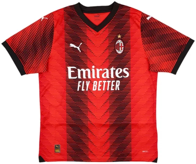 2023-24 AC Milan Home Shirt - 10/10 - (L)