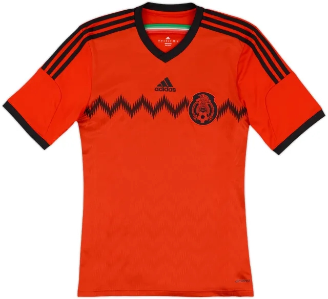 adidas Mexico Mens SS Away Shirt 2014