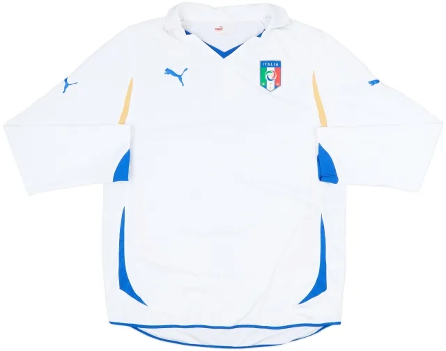 2010-12 Italy Player Issue Away L/S Shirt - 7/10 - (XL)