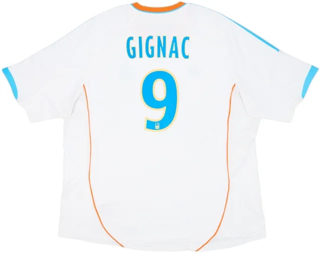 2012-13 Olympique Marseille Home Shirt Gignac #9 - 6/10 - (3XL)