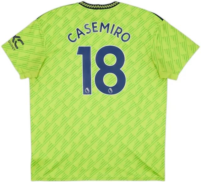 2022-23 Manchester United Third Shirt Casemiro #18 - 7/10 - (XXL)