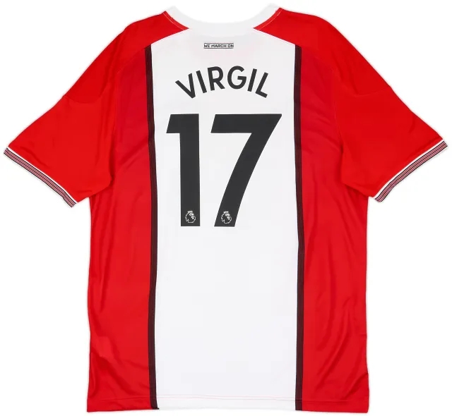 2017-18 Southampton Home Shirt Virgil #17 - 9/10 - (XL)