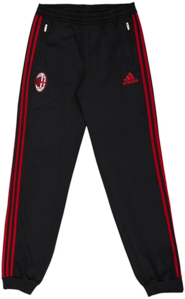 2014-15 AC Milan adidas Track Pants/Bottoms - 7/10 - (M)