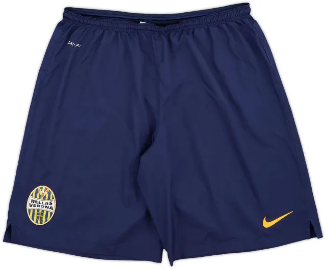 2014-15 Hellas Verona Home Shorts - 9/10 - (L)