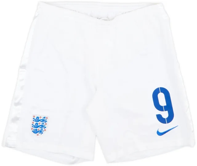 2014-15 England Player Issue Home Shorts #9 (Kane) - 8/10 - (M)