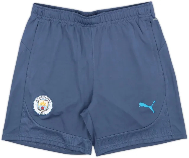2024-25 Manchester City Puma Training Shorts - 10/10 - (L)