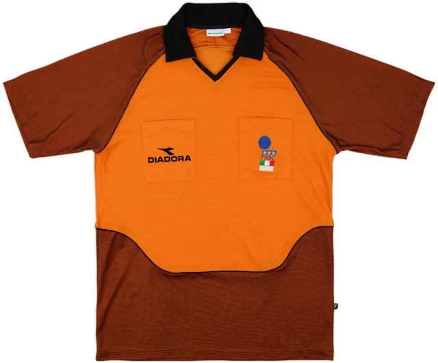 2002-03 Italy Diadora Referee Shirt - 9/10 - (XL)