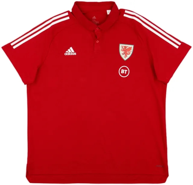 2020-21 Wales adidas Polo Shirt - 9/10 - (XXL)