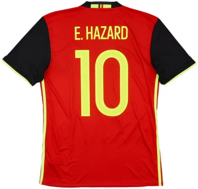 2016-17 Belgium Home Shirt Hazard #10 - 9/10 - (S)