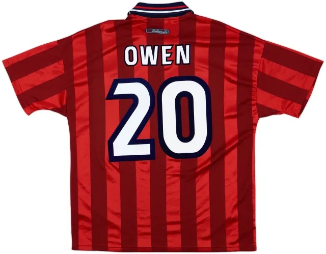 1997-99 England Away Shirt Owen #20 - 9/10 - (L)