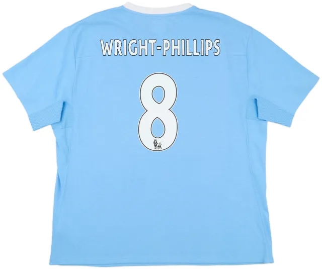 2009-10 Manchester City Home Shirt Wright-Phillips #8 - 9/10 - (XXL)