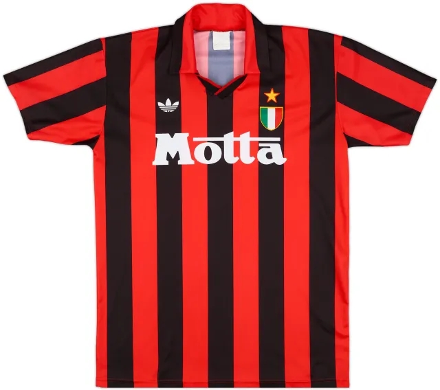 1992-93 AC Milan Home Shirt - 10/10 - (M)