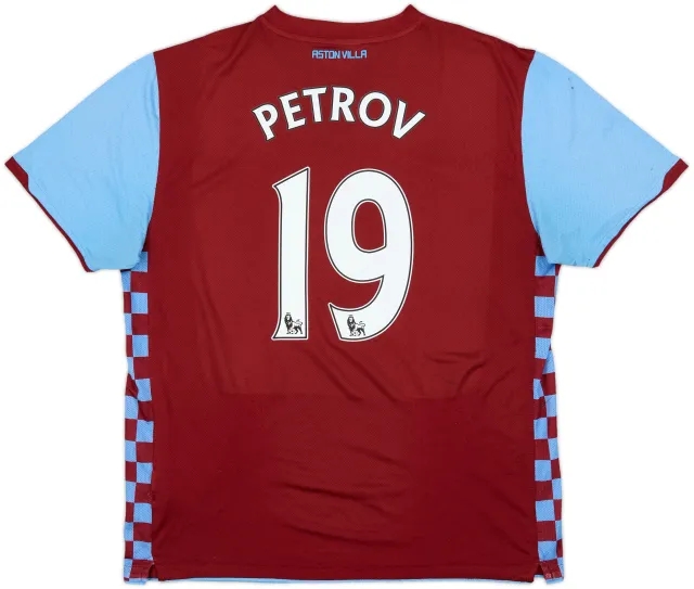 2010-11 Aston Villa Home Shirt Petrov #19 - 4/10 - (XL)