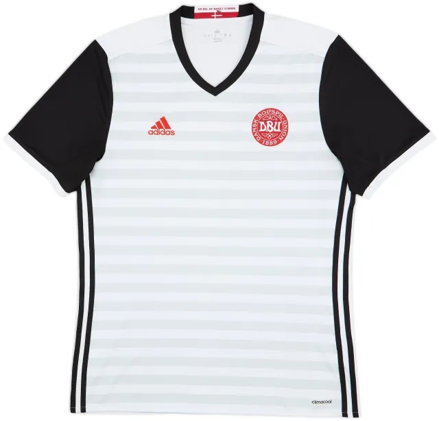 adidas Denmark Mens SS Away Shirt 2015