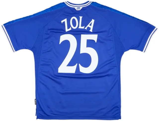 1999-01 Chelsea Home Shirt Zola #25 - 8/10 - (L)