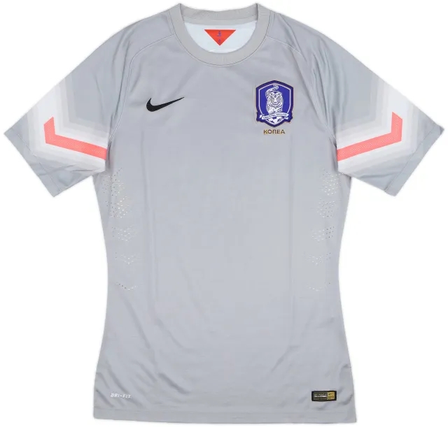 2014 South Korea Player Issue GK S/S Shirt - 7/10 - (L)