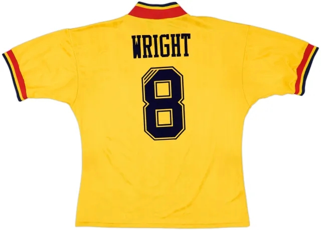 1993-94 Arsenal Away Shirt Wright #8 - 8/10 - (L)