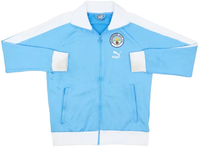 2022-23 Manchester City Puma ftblHeritage T7 Track Jacket - 6/10 - (S)