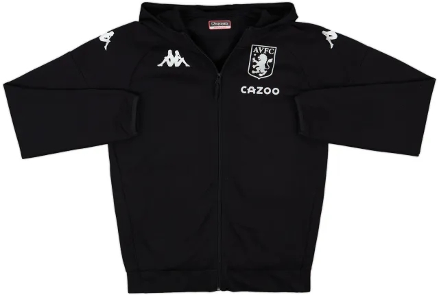 2019-20 Aston Villa Kappa Hooded Track Jacket - 8/10 - (M)