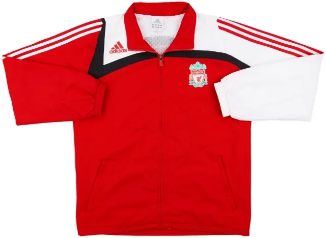2007-08 Liverpool adidas Track Jacket - 7/10 - (L)