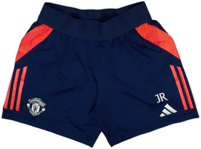 2024-25 Manchester United Staff Issue adidas Training Shorts 'JR' - 10/10 - (Women's S)