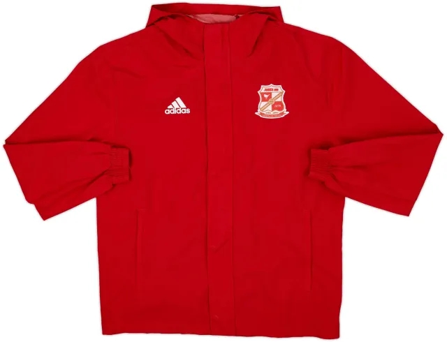2023-24 Swindon adidas Hooded Track Jacket - 9/10 - (S)