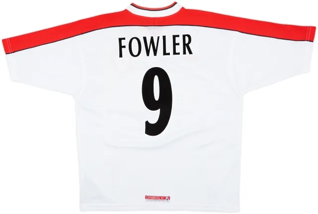 1998-99 Liverpool Away Shirt Fowler #9 - 5/10 - (L)
