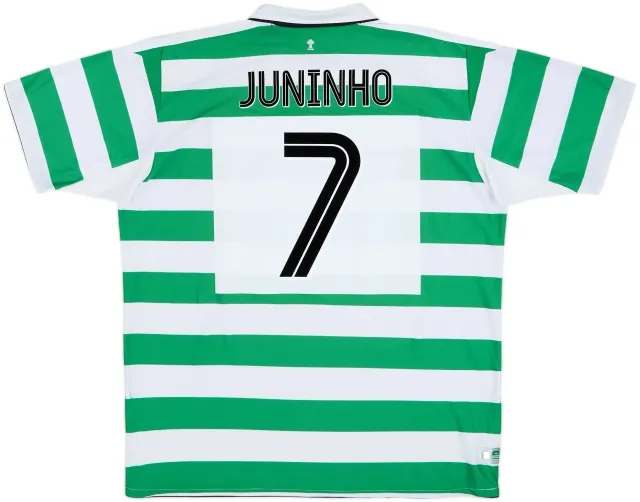 2004-05 Celtic Home Shirt Juninho #7 - 7/10 - (3XL)