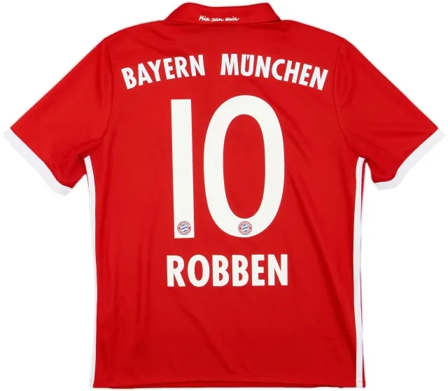 adidas Bayern Munich Boys SS Home Shirt 2016/17